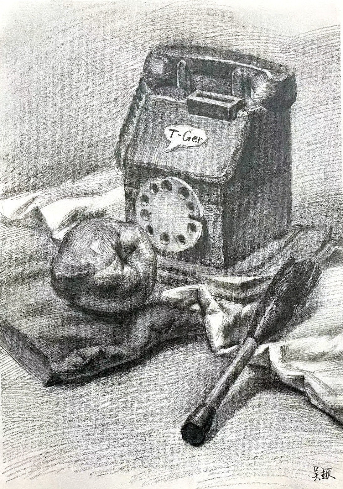 成人素描作品分享 成人素描