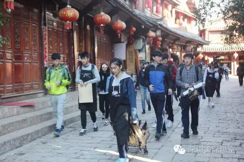 云南寫(xiě)生第1站丨麗江的柔軟時(shí)光 美深畫(huà)室