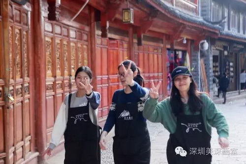 云南寫(xiě)生第1站丨麗江的柔軟時(shí)光 美深畫(huà)室